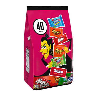 Hershey Assorted Halloween Candy Variety Bag 40 Count - 19.85 Oz - Image 1