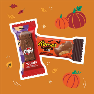Kit Kat And Reeses Assorted Milk Chocolate Halloween Candy Bag 30 Count - 18.44 Oz - Image 3