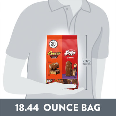 Kit Kat And Reeses Assorted Milk Chocolate Halloween Candy Bag 30 Count - 18.44 Oz - Image 5