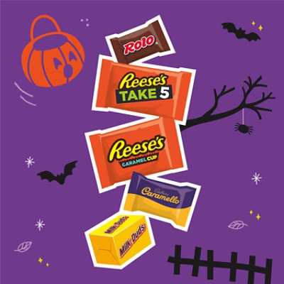 Hershey Assorted Caramel Halloween Candy Variety Bag 40 Count - 18.38 Oz - Image 3