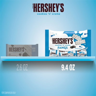 Hershey Cookies N Creme Fang Snacksize Bag - 9.4 oz - Image 5