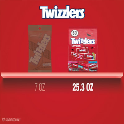 Twizzlers Assorted Fruit Flavored Chewy Halloween Candy Variety Bag 60 Count - 25.3 Oz - Image 5
