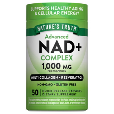 Nt Ultra Nad Plus Complex Multi Collagen Plus Resveratrol Qr Capsules - 50 ct - Image 2