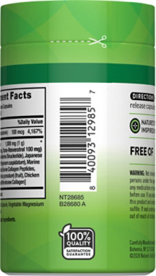 Nt Ultra Nad Plus Complex Multi Collagen Plus Resveratrol Qr Capsules - 50 ct - Image 4