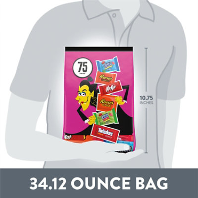 Hershey Assorted Halloween Candy Bulk Bag 75 Count - 34.12 Oz - Image 5