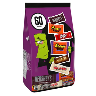 Hershey Assorted Candy Halloween Candy Variety Bag 60 Count - 20.31 Oz - Image 1