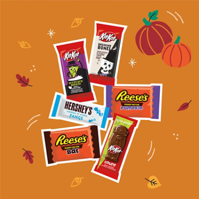 Hersheys Kit Kat And Reeses Assorted Halloween Candy Bulk Variety Bag 95 Count - 52.63 Oz - Image 3