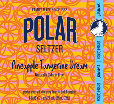 Polar Pineapple Tangerine Dream Seltzer - 6-12 FZ - Image 5