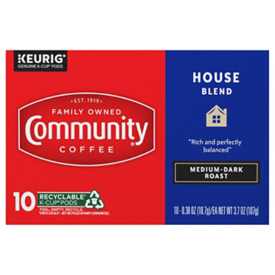 Community Coffee House Blend Single Serveroast Keurig K-cup Pods - 10 CT - Image 2