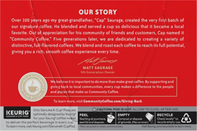 Community Coffee House Blend Single Serveroast Keurig K-cup Pods - 10 CT - Image 4