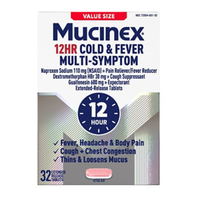 Mucnx Mx 12hr C&f 32ct - 32 ct - Image 1
