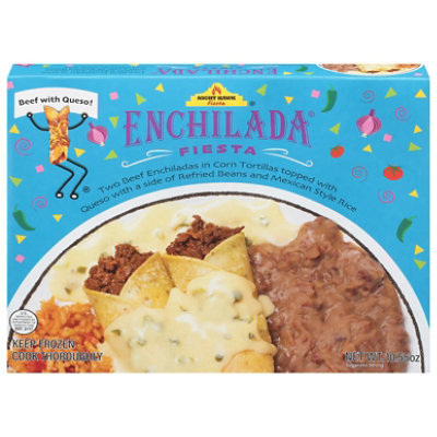 Night Hawk Fiesta Beef Enchiladas With Queso With Rice And Beans - 10.55 OZ - Image 2