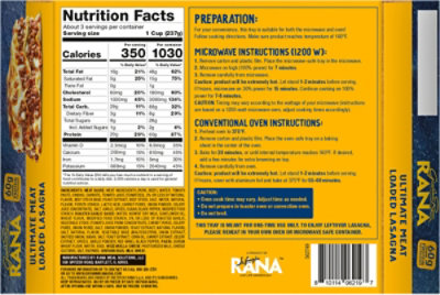 Giovanni Rana Ultimate Meat Loaded Lasagna - 25 OZ - Image 5