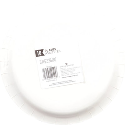 American Greetings Smiley 9 In Round Plates - EA - Image 4