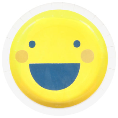 American Greetings Smiley 9 In Round Plates - EA - Image 2