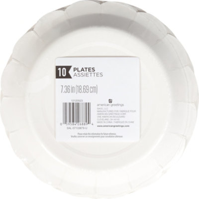 American Greetings Gingham Party Goods Shared 7 In Round Plates - EA - Image 4