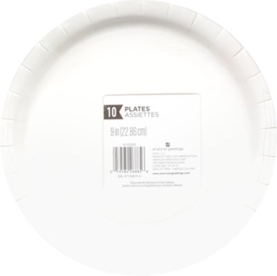 American Greetings Floral Party Goods Shared 9 In Round Plates - EA - Image 4