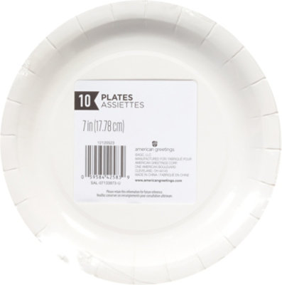 American Greetings Pink Solid Party Goods Shared 7 In Round Plates - EA - Image 4