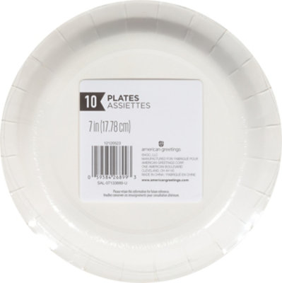 American Greetings Art N Deco Party Goods Shared 7 In Round Plates - EA - Image 4