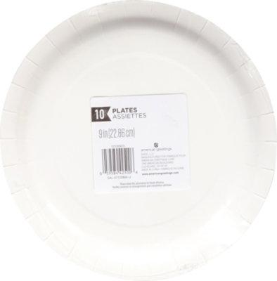 American Greetigns Art N Deco party Any 9 In Round Plates - EA - Image 4