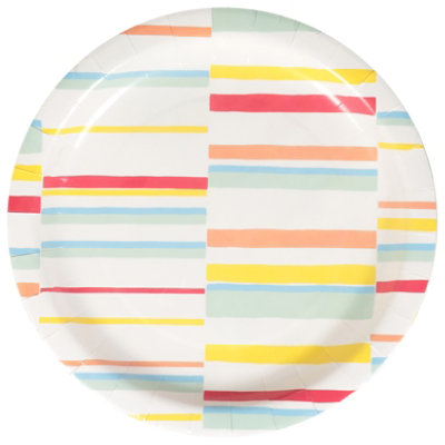 American Greetigns Art N Deco party Any 9 In Round Plates - EA - Image 2