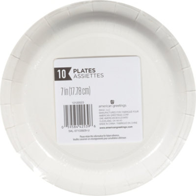 Green Solparty Goods Shared 7 In Round Plates - EA - Image 4