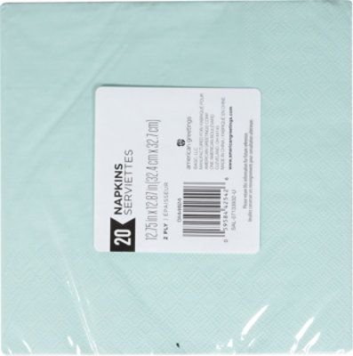 American Greetings Green Lunch Napkins - 20 Count - Image 3