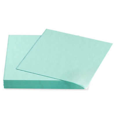 American Greetings  Lunch Napkins Solid Mint Green 20 Count - Each - Image 2