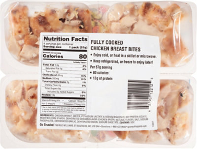 Go Snacks Chicken Bites Fully Cooked - 8 OZ - Image 5