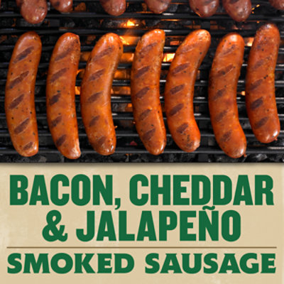 Wright Brand Real Wood Smoked Bacon Cheddar & Jalapeno Smoked Sausage 12oz - 12 OZ - Image 5