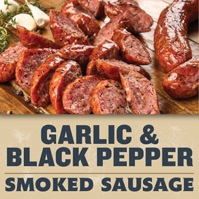 Wright Brand Real Wood Smoked Garlic & Black Pepper Sausage Rope - 12 Oz - Image 3