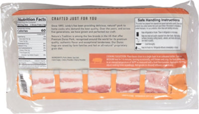 Leidy's Uncured All-natural Natures Tradition Bacon 12 Oz - 12 OZ - Image 5