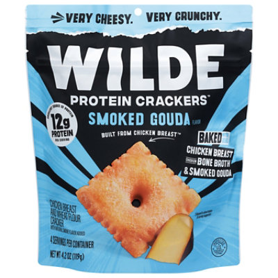 Wilde Snacks Cracker Smoked Gouda - 4.2 OZ - Image 2