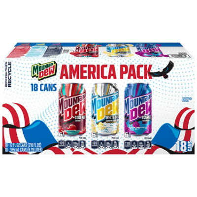Mtn Dew America Variety Pack 18-12fz - 18-12 FZ - Image 1
