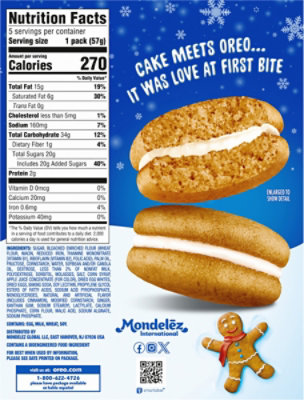 Oreo Limited Edition Gingerbread Cakesters - 10.1 Oz - Image 5