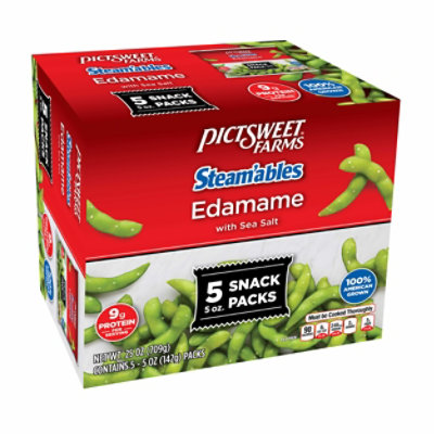 Steam'ables Edamame With Sea Salt, Snack Pack - 20 oz - Image 2
