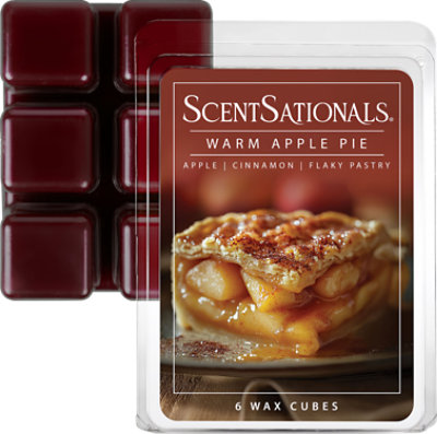 ScentSationals Warm Apple Pie Fusion Wax Cube - 2.5 Oz - Image 1