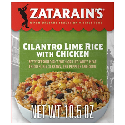 Zatarain's Cilantro Lime Rice With Chicken, 10.5 Oz - 10.5 OZ - Image 1