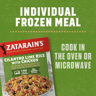 Zatarain's Cilantro Lime Rice With Chicken, 10.5 Oz - 10.5 OZ - Image 5