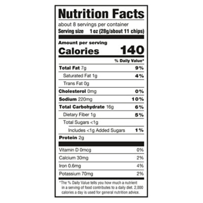 Boulder Avocado Oil Nacho Tortilla Chip 7.5oz - 7.5 OZ - Image 3