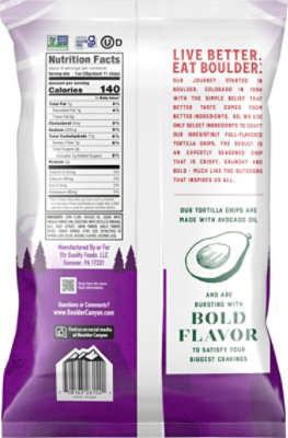 Boulder Avocado Oil Sweet & Spicy Chili Tortilla Chip 7.5oz - 7.5 OZ - Image 5