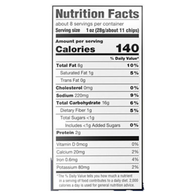 Boulder Avocado Oil Zesty Ranch Tortilla Chip 7.5oz - 7.5 OZ - Image 3