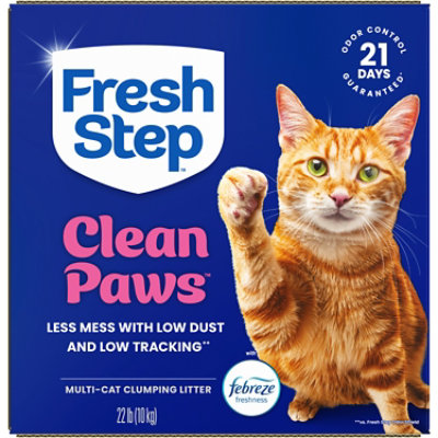 Fresh Step Clean Paws 1/22lb - 22 LB - Image 2