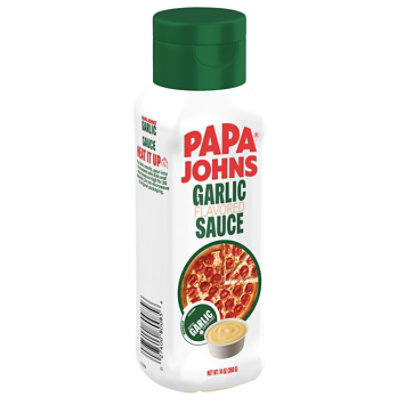 Papa Johns Garlic Sauce 14oz - 14 OZ - Image 2