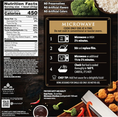 P.f. Chang's Home Menu, General Chang's Chicken Bowl, Frozen Meal, 11 Oz - 11 OZ - Image 7
