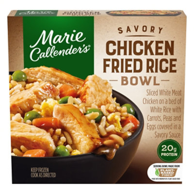 Marie Callender's Savory Chicken Fried Rice Bowl, Frozen Meal, 11 Oz - 11 OZ - Image 1
