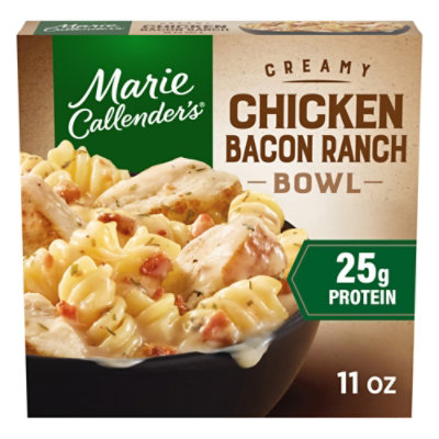 Marie Callender's Creamy Chicken Bacon Ranch Bowl, Frozen Meal, 11 Oz - 11 OZ - Image 1