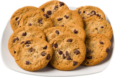 Plant Based Chocolate Chip Cookies 12 Count - EA - Image 1