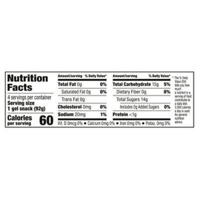 Snack Pack Splash Strawberry Flavored Juicy Gel Cups, 3.25 Oz., 4-count - 13 oz - Image 3