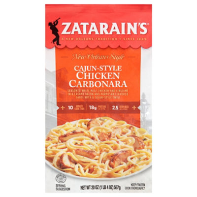 Zatarains Cajun Chicken Carbonara Frozen Meal For Two 20.0 Oz - 20 OZ - Image 4